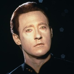 Ashleigh's role model Commander Data Commander Data